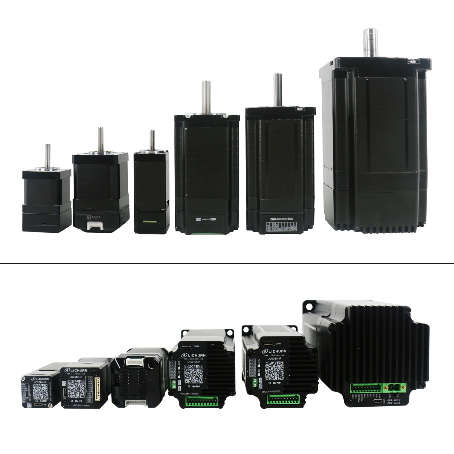 Ny lancering: Lichuan rygsæk type Åben loop lukket sløjfe Integreret steppermotor af Shenzhen Xinlichuan Electric Co., Ltd.