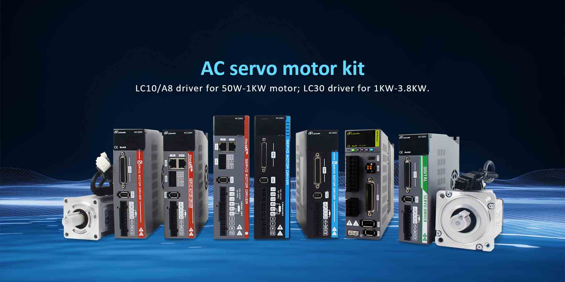 Kina AC Servo Motor Driver Kit Leverandører