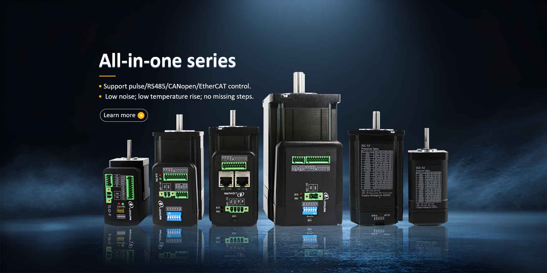 Kina lukket sløjfe åbnet sløjfe integrerede stepmotor leverandører